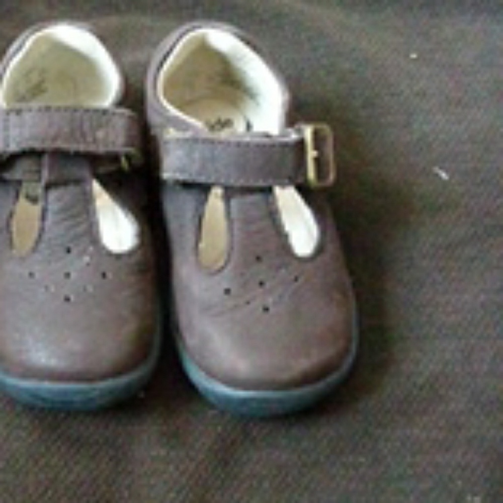Grey velcro shoes